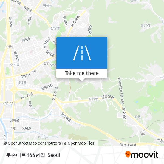 둔촌대로466번길 map