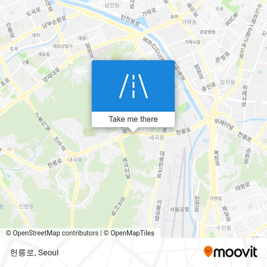 헌릉로 map