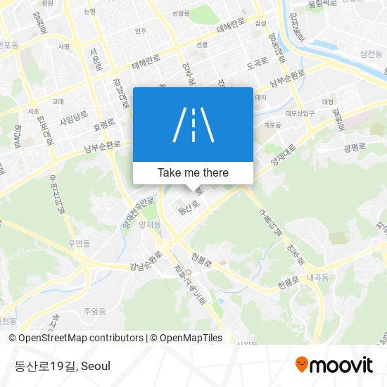 동산로19길 map