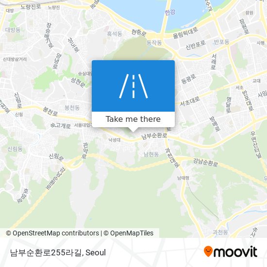 남부순환로255라길 map