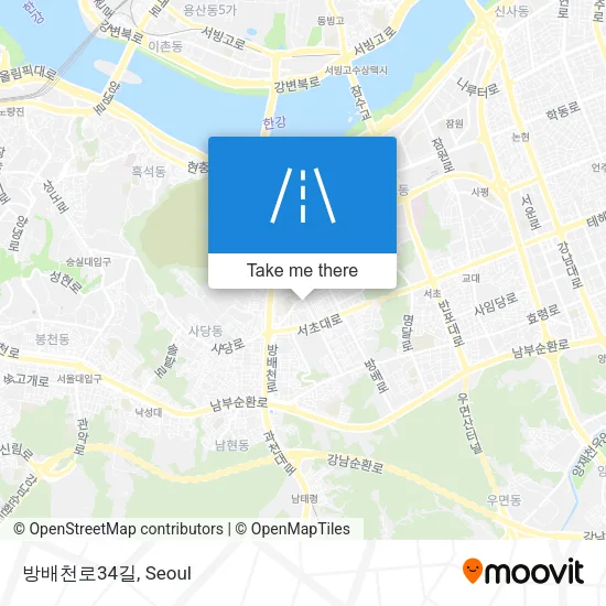 방배천로34길 map