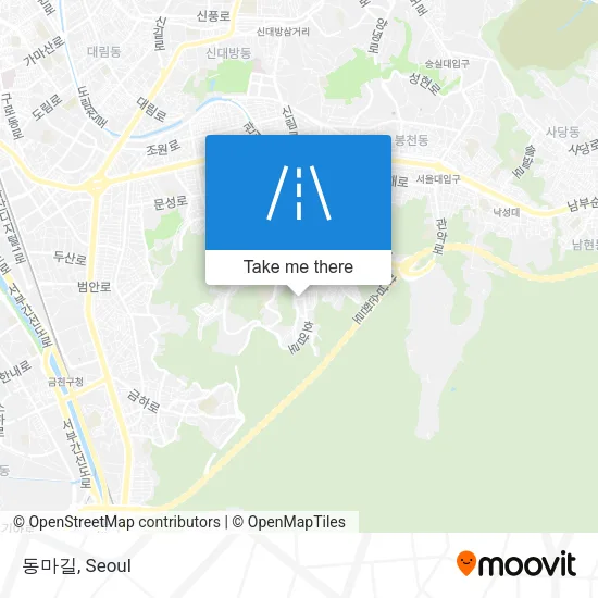 동마길 map