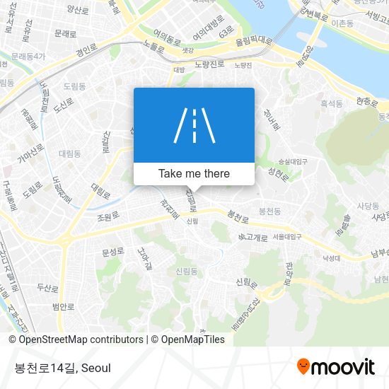 봉천로14길 map