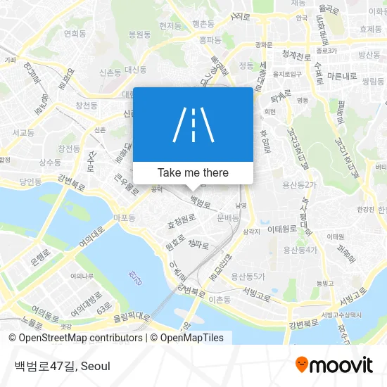 백범로47길 map