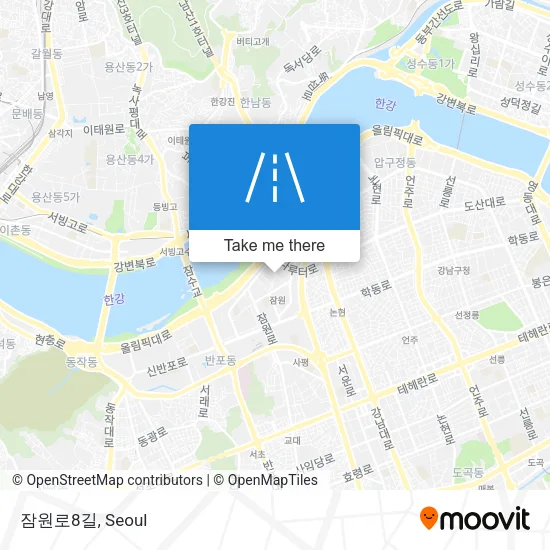 잠원로8길 map