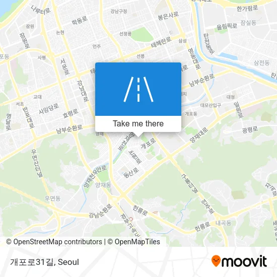 개포로31길 map