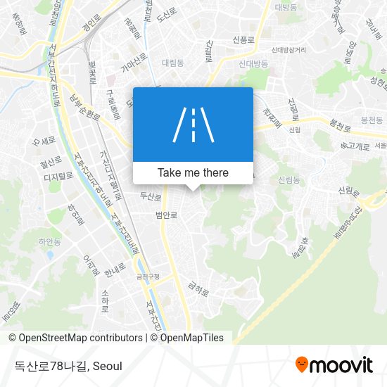 독산로78나길 map