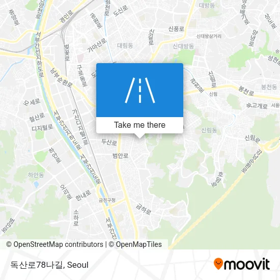 독산로78나길 map