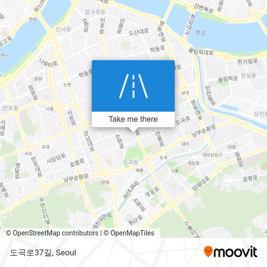도곡로37길 map
