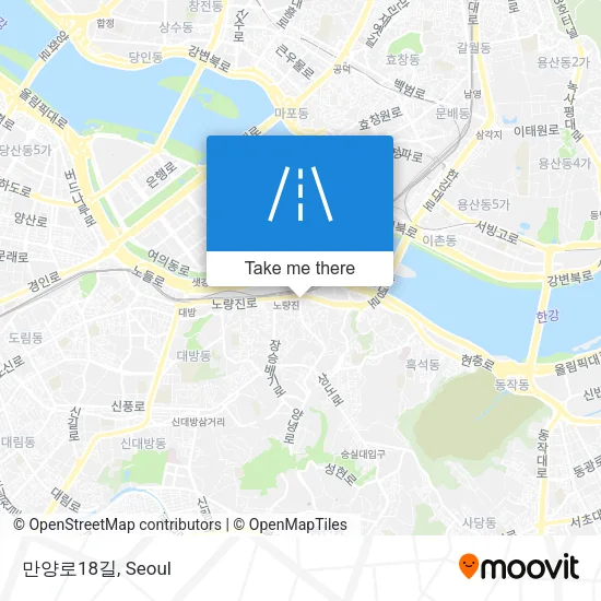 만양로18길 map