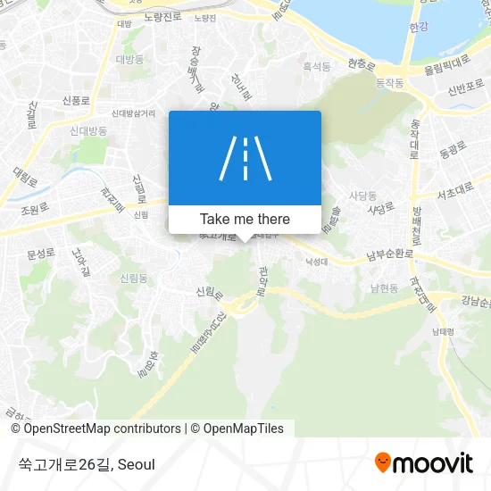 쑥고개로26길 map