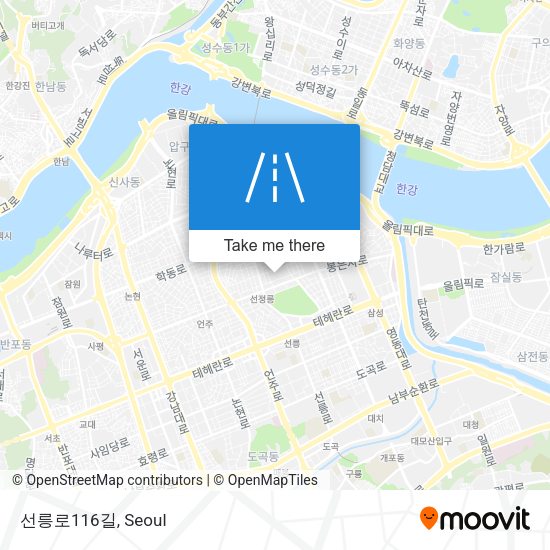 선릉로116길 map