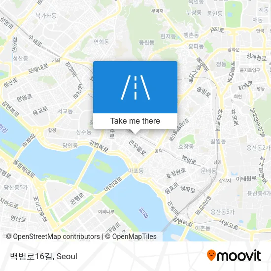 백범로16길 map