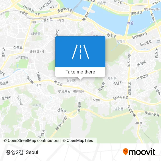 중앙2길 map