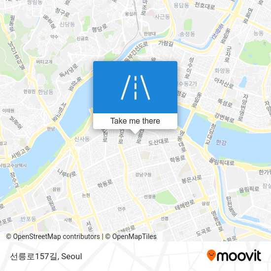 선릉로157길 map