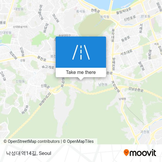 낙성대역14길 map