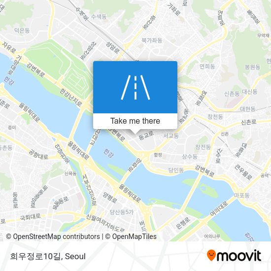 희우정로10길 map