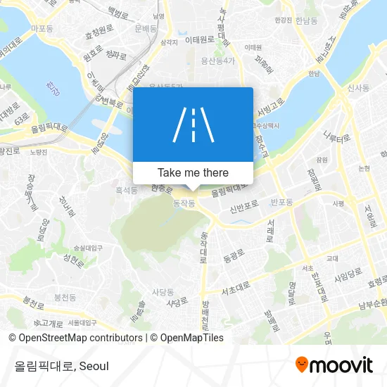 올림픽대로 map