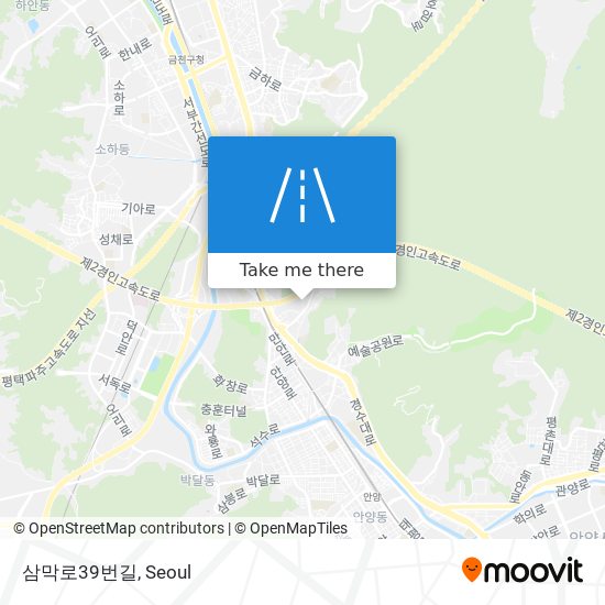 삼막로39번길 map