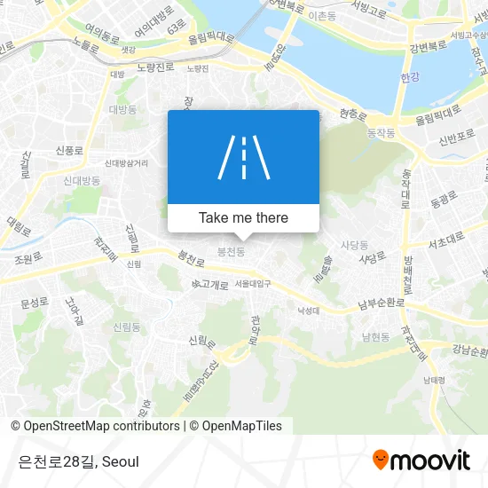 은천로28길 map