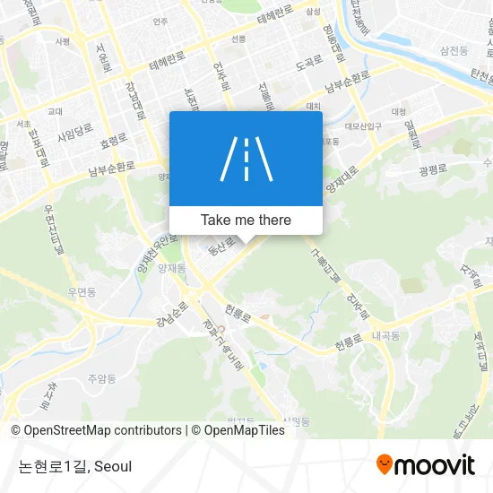 논현로1길 map