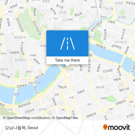 강남나들목 map