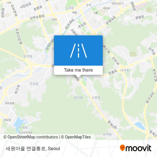새원마을 연결통로 map