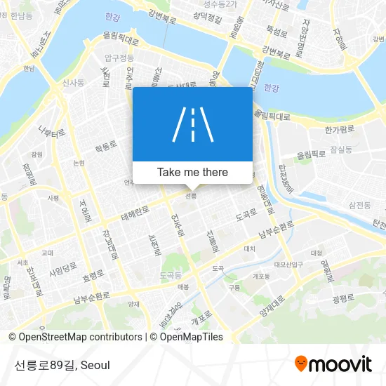선릉로89길 map