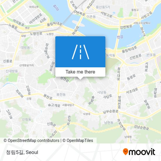 청림5길 map