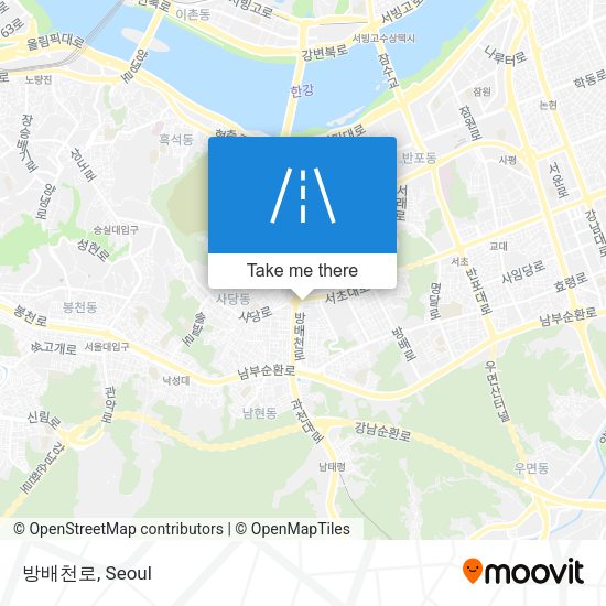 방배천로 map