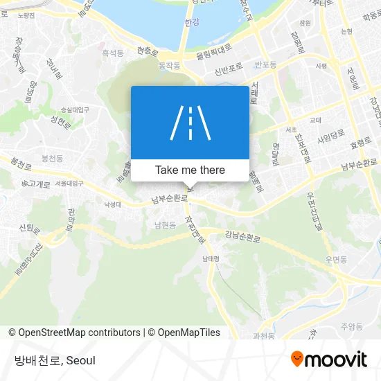 방배천로 map