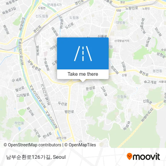 남부순환로126가길 map