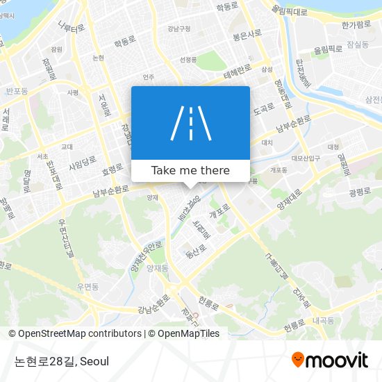 논현로28길 map