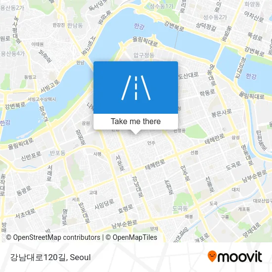 강남대로120길 map