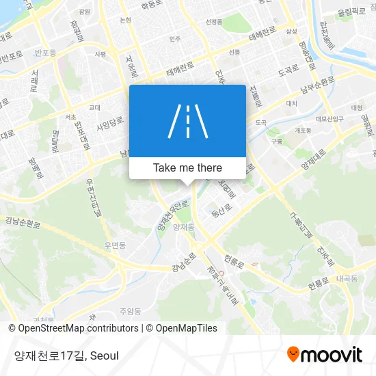 양재천로17길 map