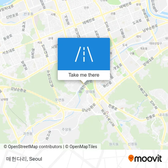 매헌다리 map