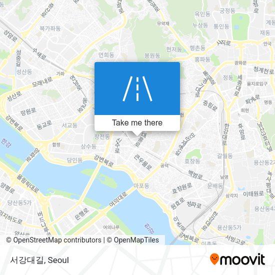 서강대길 map