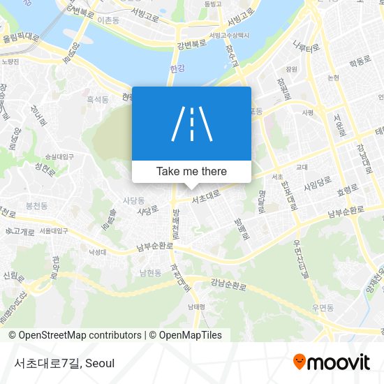 서초대로7길 map
