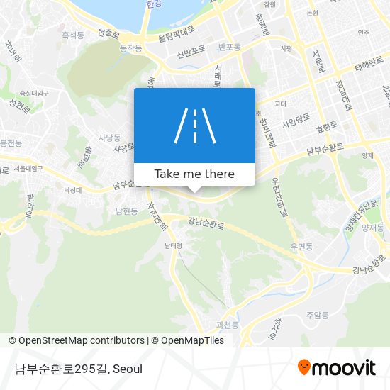 남부순환로295길 map