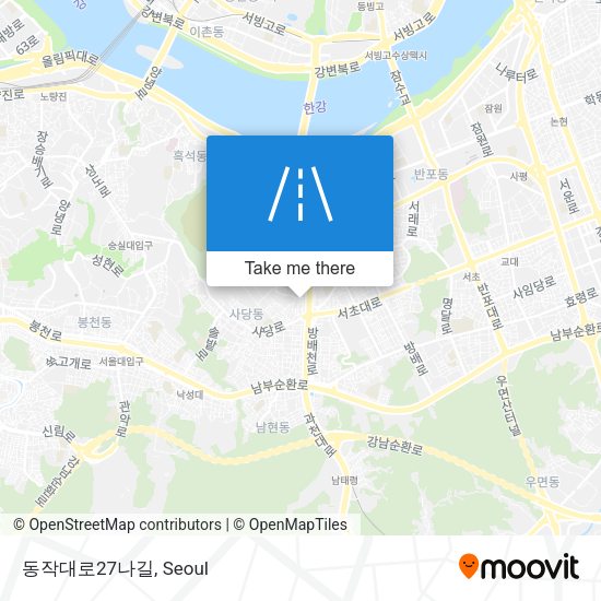 동작대로27나길 map