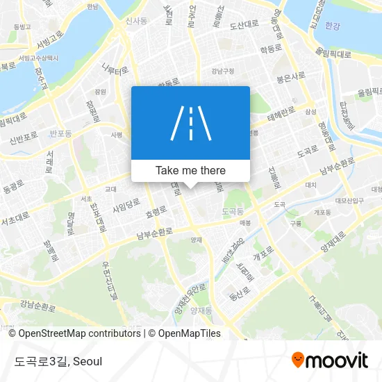 도곡로3길 map