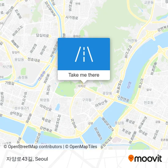 자양로43길 map