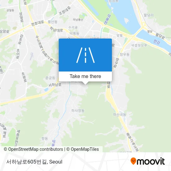 서하남로605번길 map
