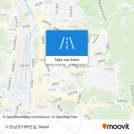 수정남로150번길 map