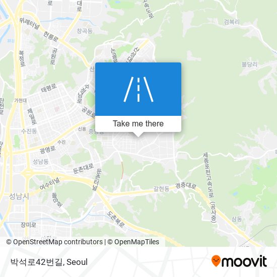 박석로42번길 map