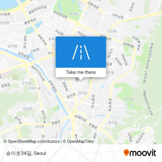 송이로34길 map