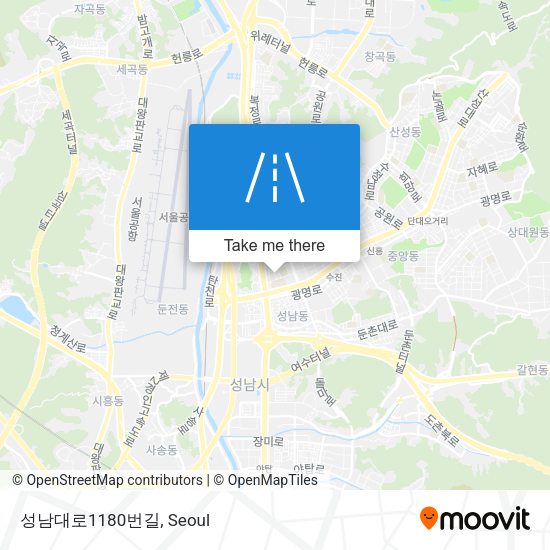 성남대로1180번길 map