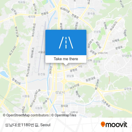 성남대로1180번길 map