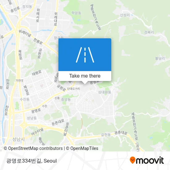 광명로334번길 map