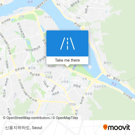 신풍지하차도 map